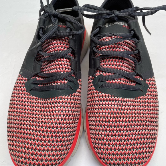 Under Armour Red & Gray Charged Run Strong Athletic Running Shoes Womens US 9.5 - Picture 9 of 9